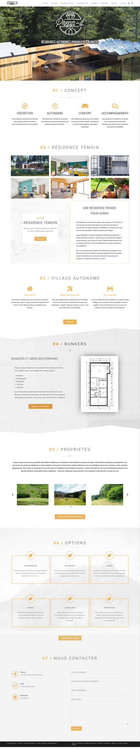 Webdesign constructeur immobilier